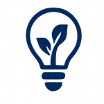 Icône d’ampoule symbolisant l’efficacité énergétique des bâtiments